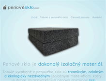 Tablet Screenshot of penovesklo.com